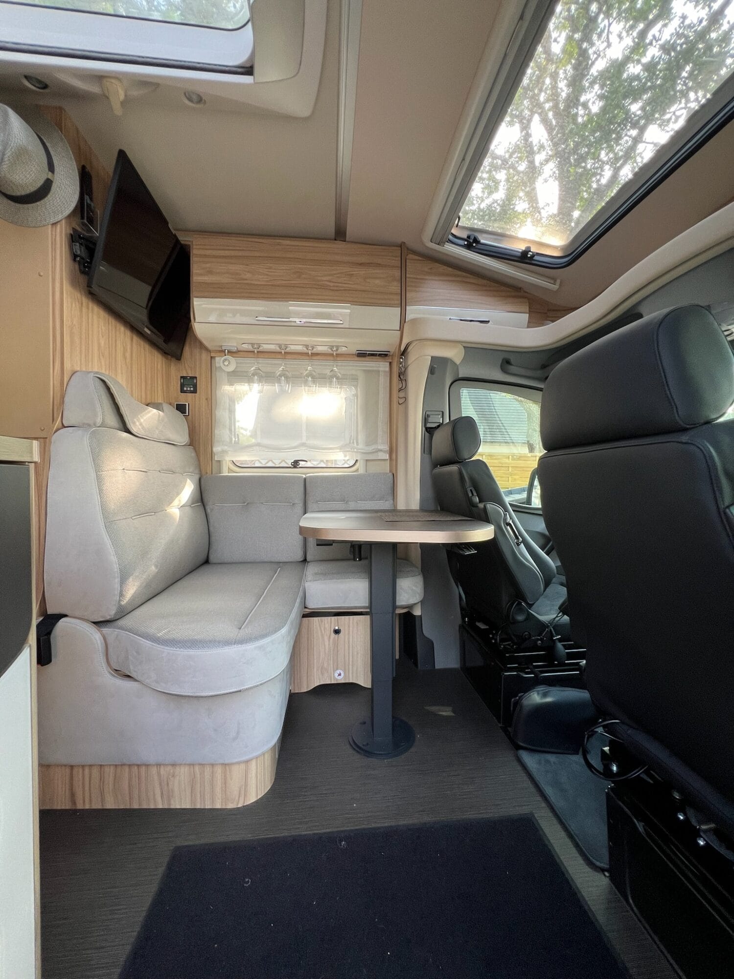 Wohnmobil-Innenraum Ecke